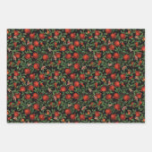 Feuille De Papier Cadeau Grenades et papillons Bella (Devant 2)