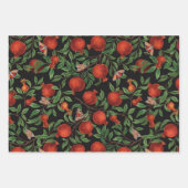 Feuille De Papier Cadeau Grenades et papillons Bella (Devant)