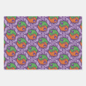 Feuille De Papier Cadeau Grenouille séchée Trippy Yin Yang (Devant 3)