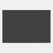 Feuille De Papier Cadeau Grey & Black Wrapping Paper Sheets (Devant 3)