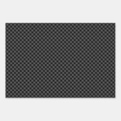 Feuille De Papier Cadeau Grey & Black Wrapping Paper Sheets (Devant 2)