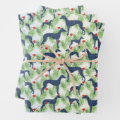 Feuille De Papier Cadeau Greyhounds (En situation)