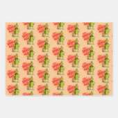 Feuille De Papier Cadeau Grille | Grinch & Max Starburst (Devant)