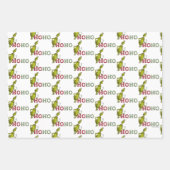 Feuille De Papier Cadeau Grille | Ho Ho Ho (Devant)