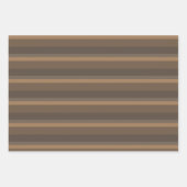 Feuille De Papier Cadeau Grille Rose Et Brown (Devant 3)