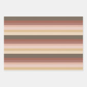 Feuille De Papier Cadeau Grille Rose Et Brown (Devant 2)