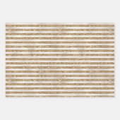 Feuille De Papier Cadeau Grilles Glam Gold (Devant)