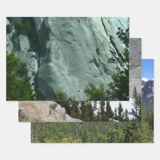 Feuille De Papier Cadeau Grimpeurs sur El Capitan (Lot)