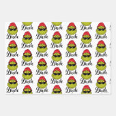Feuille De Papier Cadeau Grinch | Le type (Devant 3)
