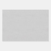 Feuille De Papier Cadeau Gris clair texturé (Devant 2)