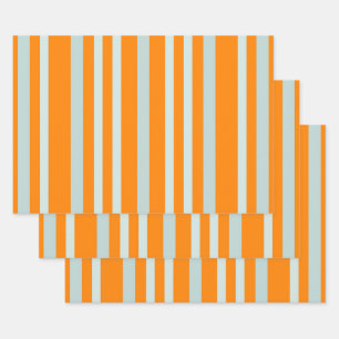 Feuille De Papier Cadeau Gris Gris Gris Gris Gris Gris Sur Orange