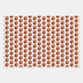 Feuille De Papier Cadeau Grizzly Bear Cub dans Fireweed Peinture Art de la (Devant 2)