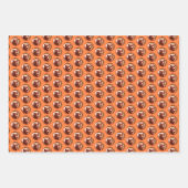 Feuille De Papier Cadeau Grizzly Bear Cub dans Fireweed Peinture Art de la (Devant)