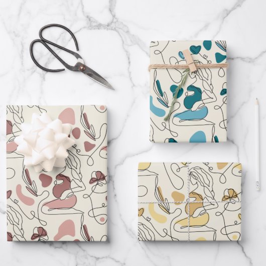 Feuille De Papier Cadeau Grossesse (Recto)