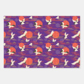 Feuille De Papier Cadeau Grues japonaises (Devant 3)