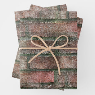Feuille De Papier Cadeau Grungy Dirty Moldy Brick Wall