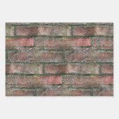 Feuille De Papier Cadeau Grungy Dirty Moldy Brick Wall (Devant)