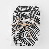 Feuille De Papier Cadeau Guitare Lover | Staves Guitar Cadeau, (En situation)