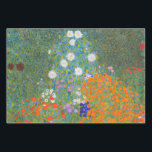 Feuille De Papier Cadeau Gustav Klimt Fleur Jardin Cottage Nature<br><div class="desc">Un beau tableau de jardin - c'est un tableau classique de Gustav Klimt,  appelé Cottage Garden,  ou Bauergarten,  1907,  qui est un gros plan d'un jardin fleuri,  un tableau floral coloré.</div>