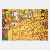 Feuille De Papier Cadeau Gustav Klimt, l'arbre de vie (Devant 3)