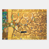 Feuille De Papier Cadeau Gustav Klimt, l'arbre de vie (Devant 2)