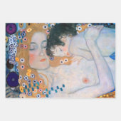 Feuille De Papier Cadeau Gustav Klimt - Mère et Enfant (Devant 2)