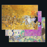 Feuille De Papier Cadeau Gustav Klimt, Mesdames<br><div class="desc">Gustav Klimt (14 juillet 1862 - 6 février 1918) était un peintre symboliste autrichien et l'un des membres les plus importants du mouvement de sécession de Vienne. Klimt est réputé pour ses peintures, ses peintures murales, ses croquis et autres objets d'art. En plus de ses oeuvres figuratives, qui comprennent des...</div>