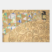 Feuille De Papier Cadeau Gustav Klimt - Stoclet Frieze Arbre de vie (Devant 3)