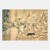 Feuille De Papier Cadeau Gustav Klimt - Stoclet Frieze Arbre de vie (Devant 2)