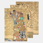 Feuille De Papier Cadeau Gustav Klimt - Stoclet Frieze Arbre de vie