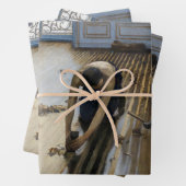 Feuille De Papier Cadeau Gustave Caillebotte - Les Graveuses (En situation)