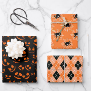 Feuille De Papier Cadeau Halloween