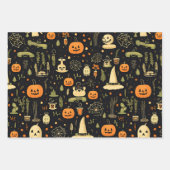 Feuille De Papier Cadeau Halloween (Devant)