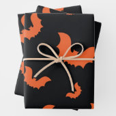 Feuille De Papier Cadeau Halloween (En situation)