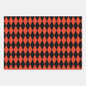 Feuille De Papier Cadeau Halloween à motifs géométriques (Devant 2)