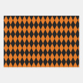 Feuille De Papier Cadeau Halloween à motifs géométriques (Devant)