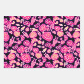 Feuille De Papier Cadeau Halloween brillant (Devant)