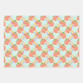 Feuille De Papier Cadeau Halloween Citrouille Rainbow Puking (Devant)