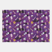 Feuille De Papier Cadeau Halloween clair (Devant 2)