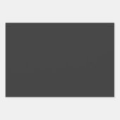 Feuille De Papier Cadeau Halloween Cute Ghosts Black et Orange Wrapper Pa (Devant 2)