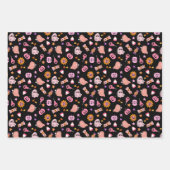 Feuille De Papier Cadeau Halloween drôle (Devant 3)