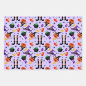 Feuille De Papier Cadeau Halloween drôle (Devant 2)