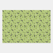 Feuille De Papier Cadeau Halloween drôle de chat (Devant)