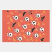 Feuille De Papier Cadeau Halloween éffrayant (Devant 2)