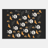 Feuille De Papier Cadeau Halloween éffrayant (Devant)
