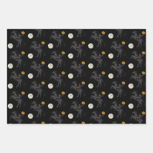 Feuille De Papier Cadeau Halloween éffrayant sans tête Sleepy Hollow (Devant 2)