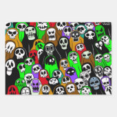 Feuille De Papier Cadeau Halloween Ghost (Devant 2)