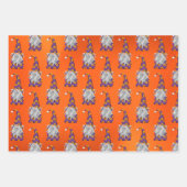 Feuille De Papier Cadeau Halloween Gnome (Devant 2)
