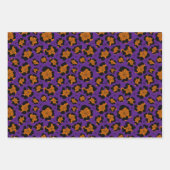 Feuille De Papier Cadeau Halloween Motif Citrouille   Spider Web (Devant)
