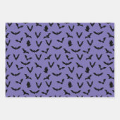 Feuille De Papier Cadeau Halloween Motif fantôme Citrouilles Spider Web (Devant)